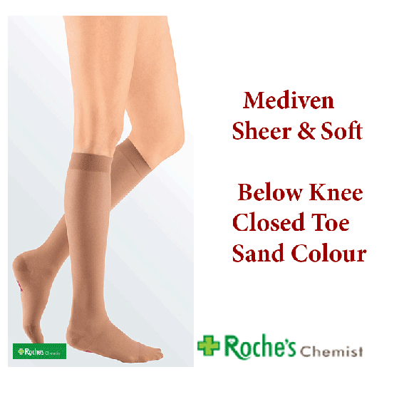 Mediven Sheer and Soft Calf Support - Translucent - 7 sizes roches chemist  bray wicklow ireland irish pharmacy
