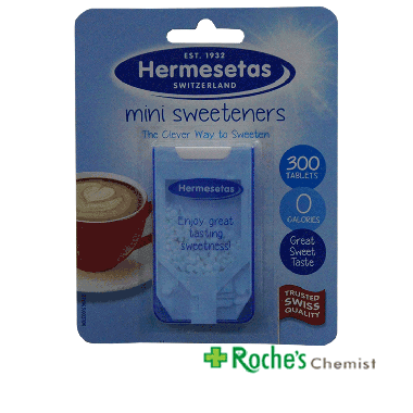 6 x 300 Hermesetas Mini Sweeteners Original 300 Tablets Per Packet 0  Calories