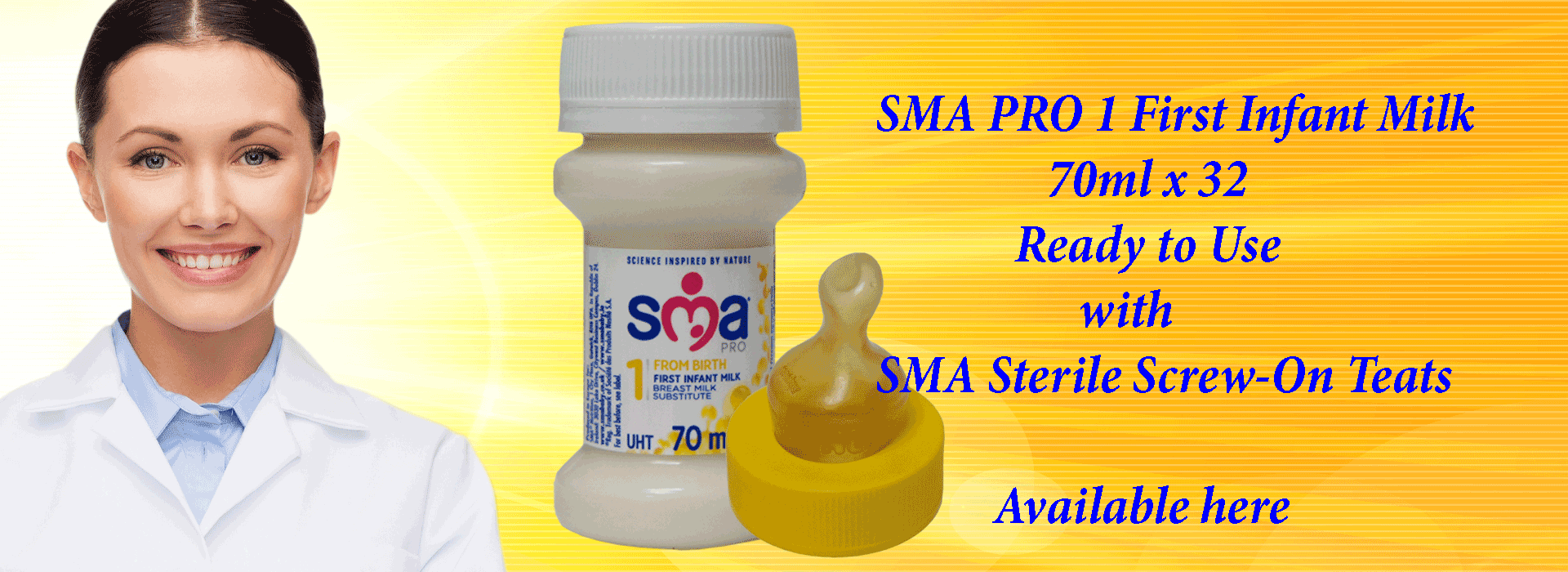 sma pro ready to use milk with sma teats available here